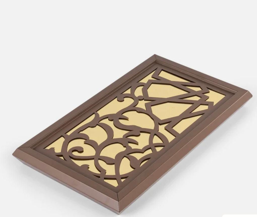 Luxury Incense Burner Brown &Gold