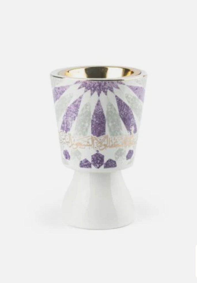 Luxury Incense Burner Purple & Gold
