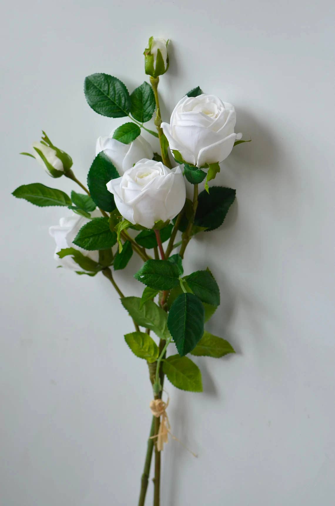 32"Quality Real Touch Roses-6 Blooms and buds