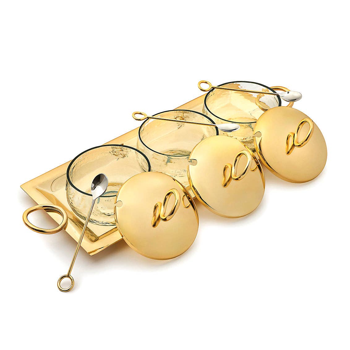 Sphere Gold 7 Piece Appetizer Server