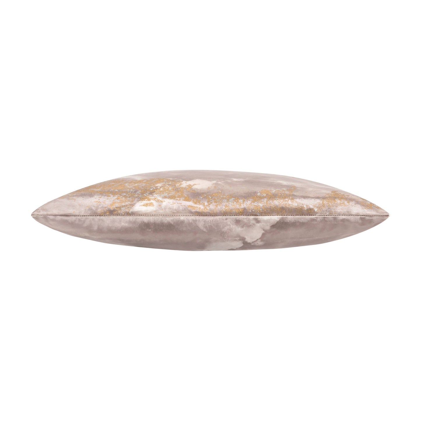 Zen Gold Silver Velvet Printed  Pillow