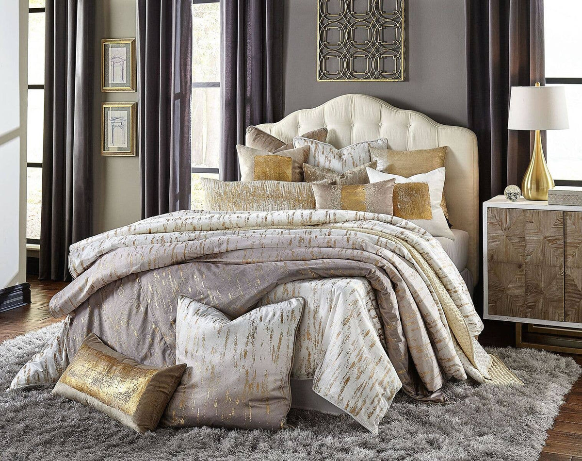 Arian White Velvet Duvet Cover