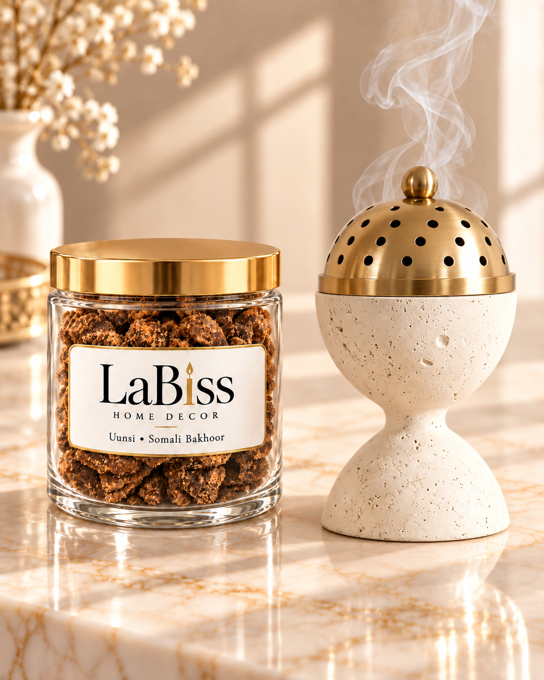 LaBiss Signature Uunsi | Somali Bakhoor (black)