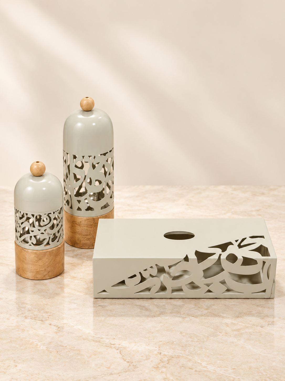 Ivory Harmony Bakhoor Burner & Tissue Holder Set