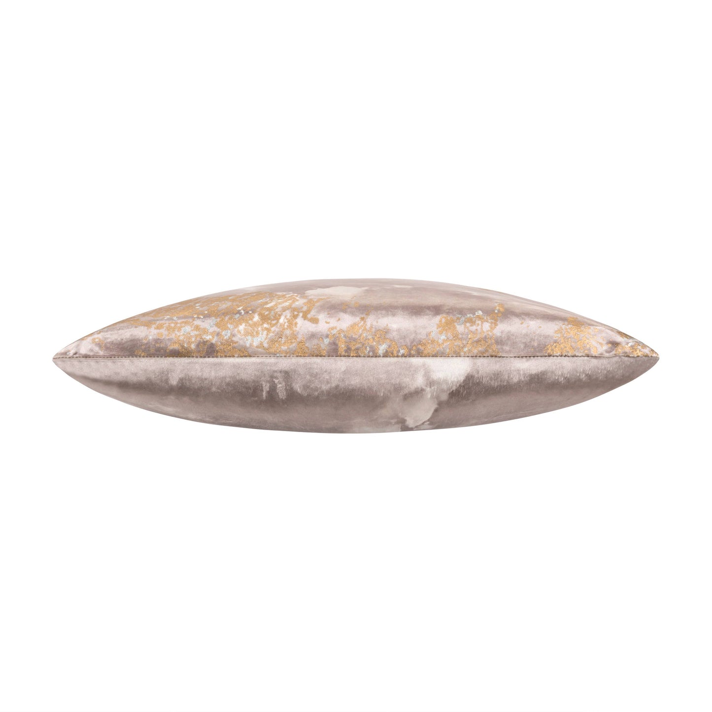 Zen Gold Silver Velvet Printed  Pillow