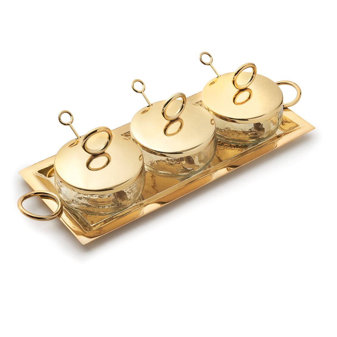 Sphere Gold 7 Piece Appetizer Server